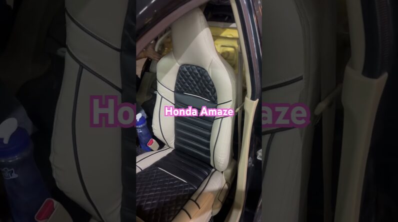 Honda amaze premium car seat cover # Sahiba car