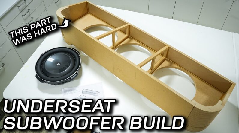 Building an Underseat Subwoofer Box - Assembly and Angled Corner Cuts!