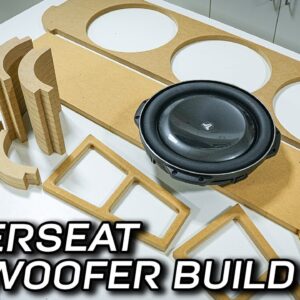 Building an Underseat Subwoofer Box - Woodworking and Details