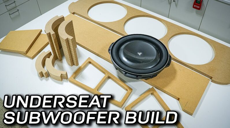 Building an Underseat Subwoofer Box - Woodworking and Details