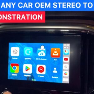 Scorpio N Orignal stereo converted to Android | convert OEM car stereo to Android using Picasso