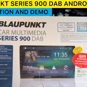 Blaupunkt android car stereo Series 900 DAB with wireless apple carplay and android auto in punch