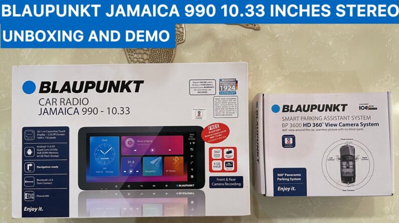 Blaupunkt Jamaica 990 10.33 inches Android stereo Blaupunkt 360 camera kit