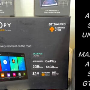 MapmyIndia Android stereo with wireless apple carplay and Android auto Mapmyindia GT264 PRO Gtropy