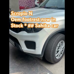 Mahindra Scrpio N OEM footrest*# sidestep for suv#.Footrest for Mahindra scropio N 2024 # sahiba car