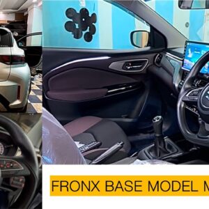 Fronx base model modified | Fronx steering control | Fronx orignal armrest| Blaupunkt android stereo