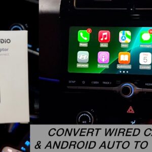 Convert your wired Apple CarPlay to wireless CarPlay | Convert your wired android auto to wireless