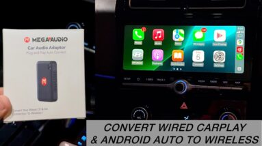 Convert your wired Apple CarPlay to wireless CarPlay | Convert your wired android auto to wireless