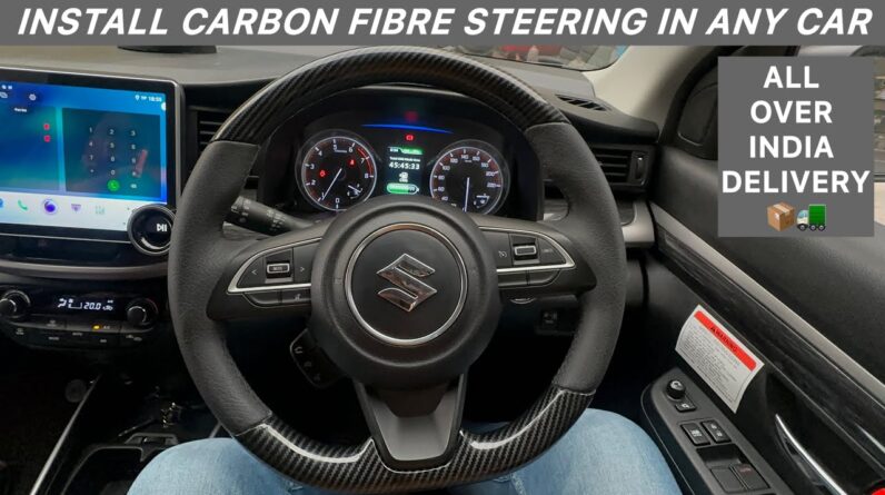 Ertiga 2024 modified carbon fibre steering wheel replacement #ertigamodified #ertigaindonesia