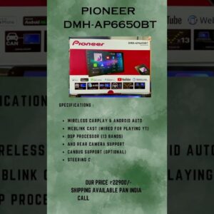 Pioneer DMH AP6650 BT | Pioneer android stereo #pioneer #pioneerstereo #carmodification