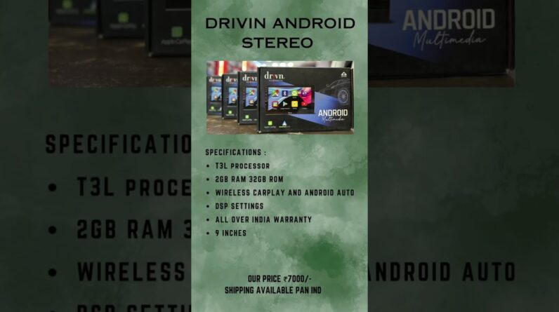 Drivin android stereo #drivin #androidstereo #sahibacar  #carstereo