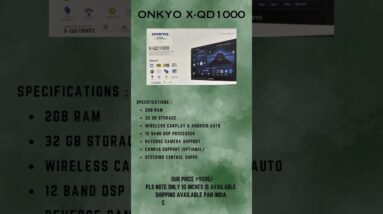 ONKYO android stereo X-QD1000 #androidstereo #onkyoandroid #onkyo #carmodification