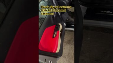 Honda city red seat cover # Red seat cover for car -# Sahiba car # 9818024201