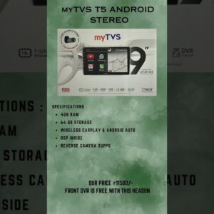 Mytvs T5 android stereo with free DVR #androidstereo #carmodification