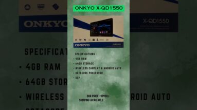 ONKYO X-qd1550 android stereo #onkyo #onkyoandroid #androidstereo #carmodification