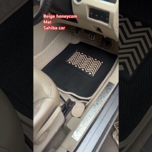 Sahiba car # beige honeycom mats# 9818024201