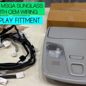 Brezza orignal MSGA sunglass holder | Brezza base to top model modifications | Brezza modified