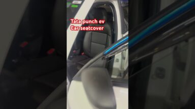 Tata punch ev premium car seat cover # sahiba car # 9818024201