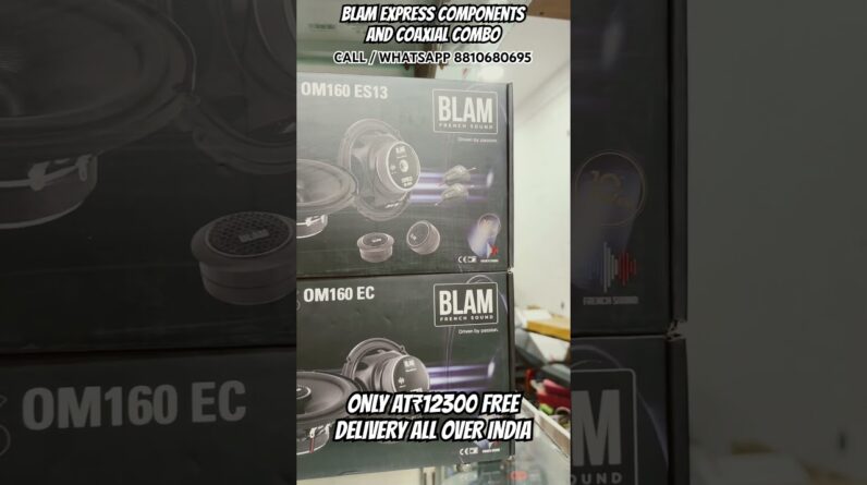 Blam express components and speaker combo #blam #blamcomponents #blamspeakers