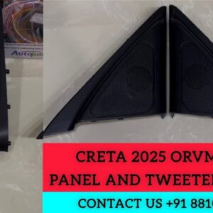 Creta auto fold side mirror panel and Creta tweeter sachets | Creta base model modified