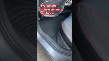 Byd electric car 2025 honeycom mats # Sahiba car