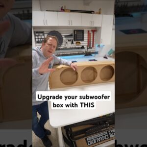 Budget friendly subwoofer box upgrades with some simple router techniques! #caraudiofabrication