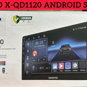 Onkyo X-QD1120 android stereo with certified wireless carplay & android auto| Onkyo new car stereo