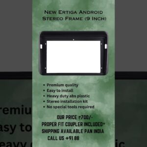 Ertiga android stereo frame 9 inches #androidframe #androidstereo #ertiga