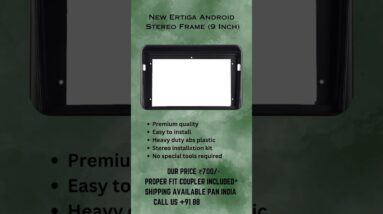 Ertiga android stereo frame 9 inches #androidframe #androidstereo #ertiga