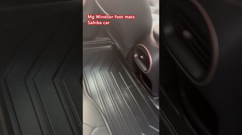 Mg Windsor rubber mats # sahiba car # 9818024201