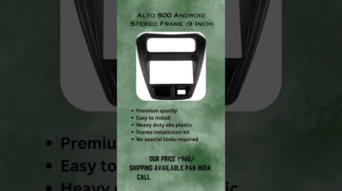 Alto 800 android stereo frame 9 inches #alto800 #androidstereo #androidframe
