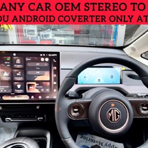 Convert any car stereo to android and play YouTube videos | MG Windsor android stereo #picasou