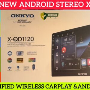 Onkyo X-QD1120 android stereo with 4Gb ram & 64GB Storage | Onkyo new android car stereo 1120