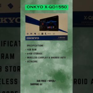 ONKYO new android stereo X-QD1550 #onkyo #onkyoandroid