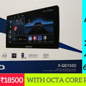 Onkyo new android car stereo | Onkyo X-qd1550 android stereo with octacore processor and DSP