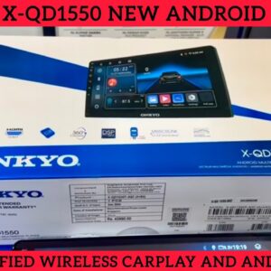 Onkyo X-QD1550 android stereo with wireless carplay and android auto | Onkyo new android stereo