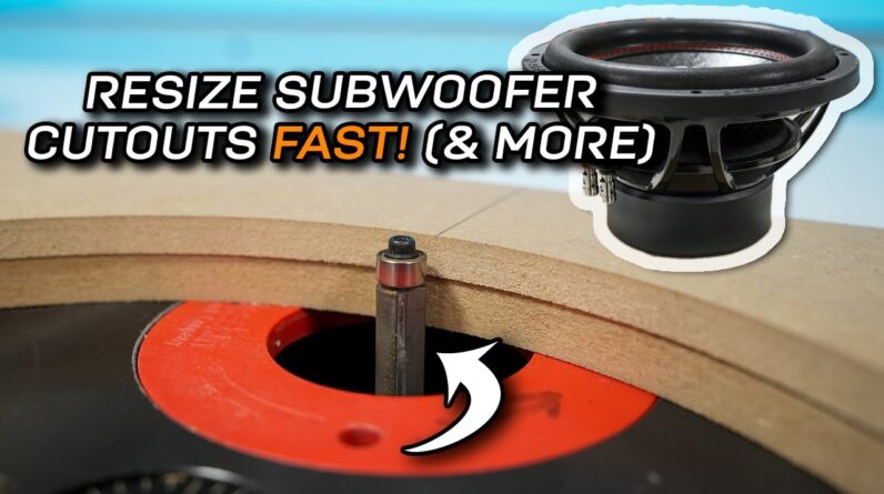 Quick Resize Trick for Pro Car Audio Cutouts (You Need This Bit!)