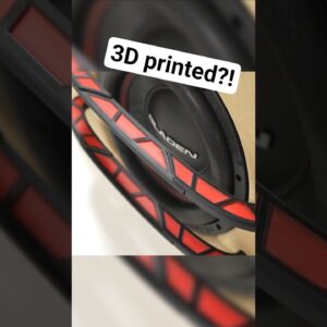 3D Printing a Subwoofer Grill!