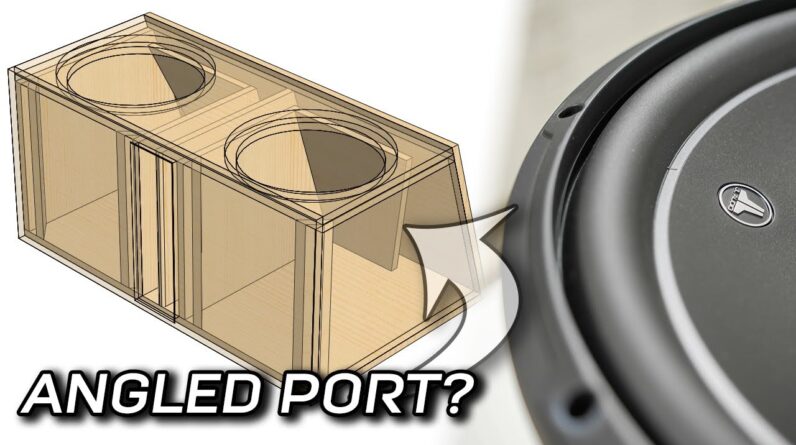 PLAN for better subwoofer bass! Why I angled the port!