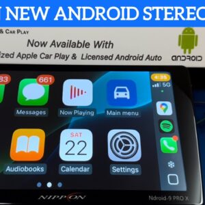 Nippon 9 PRO X new android stereo with certified wireless CarPlay and Android auto