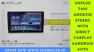 Unplug android stereo T400 with 4GB RAM & 64GB storage | Best Android Stereo under 12k