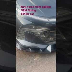 New verna fludic from splitter # sahiba car # new verna fludic 2025