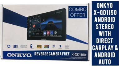 Onkyo New android car stereo with direct Apple CarPlay and Android Auto | Onkyo X-QD1150 car stereo