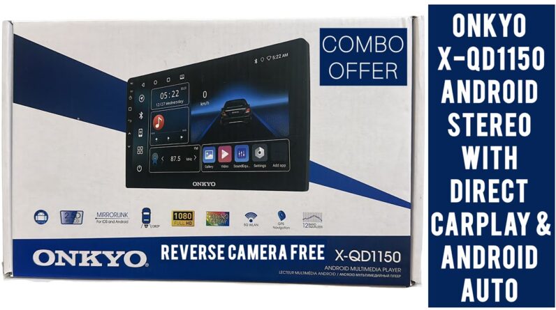 Onkyo New android car stereo with direct Apple CarPlay and Android Auto | Onkyo X-QD1150 car stereo
