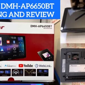 Pioneer car stereo DMH-AP6650BT with wireless CarPlay and android auto