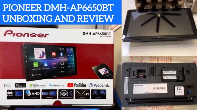 Pioneer car stereo DMH-AP6650BT with wireless CarPlay and android auto