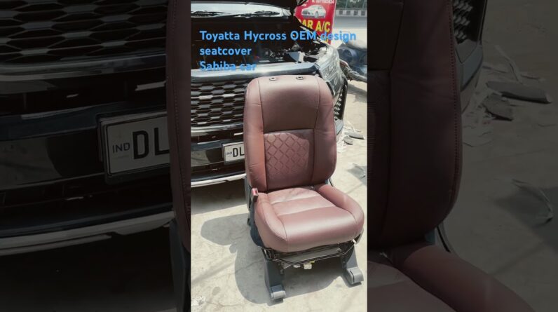 Toyatta Hycross OEM design car seat cover # Sahiba car