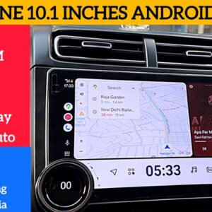 Gemstone 2 knob 10.1 inches android stereo with wireless CarPlay and android auto | Gemstone 2k