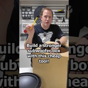 Get stronger subwoofer boxes with this small detail...