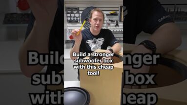 Get stronger subwoofer boxes with this small detail...